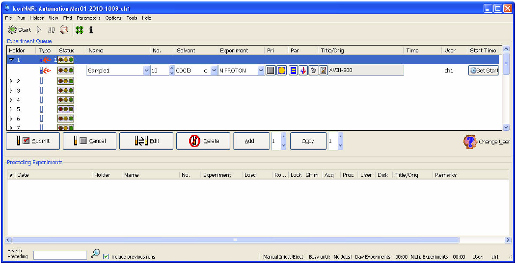 IconNMR: Automation Window